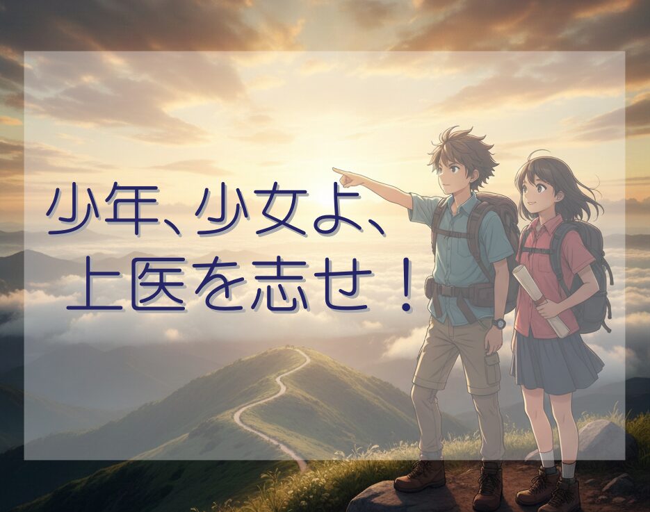 少年少女よ、上医を志せ！